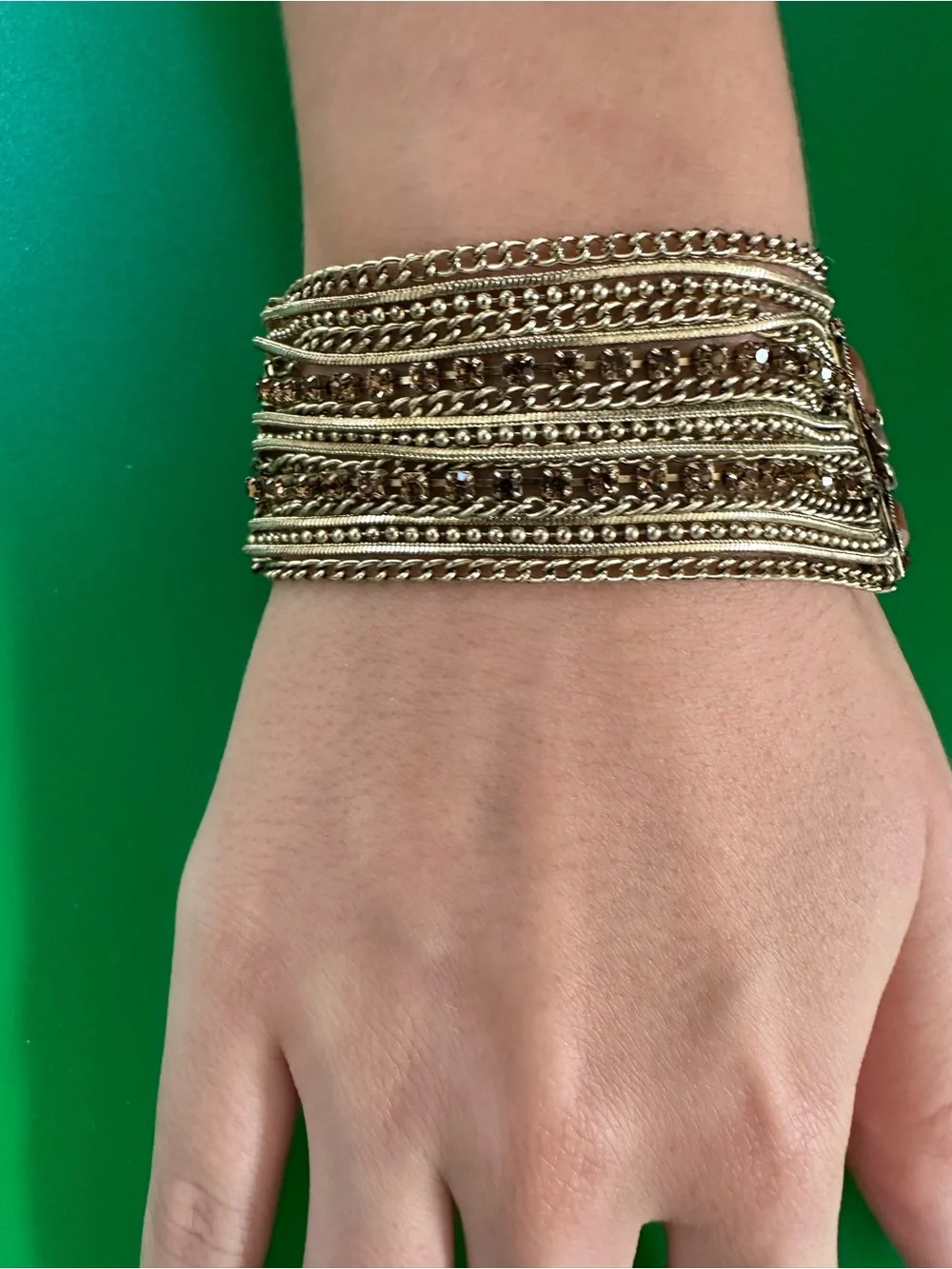 Lustrous Chocolate Pearl Stretch Bracelet - Women’s Multi-Strand